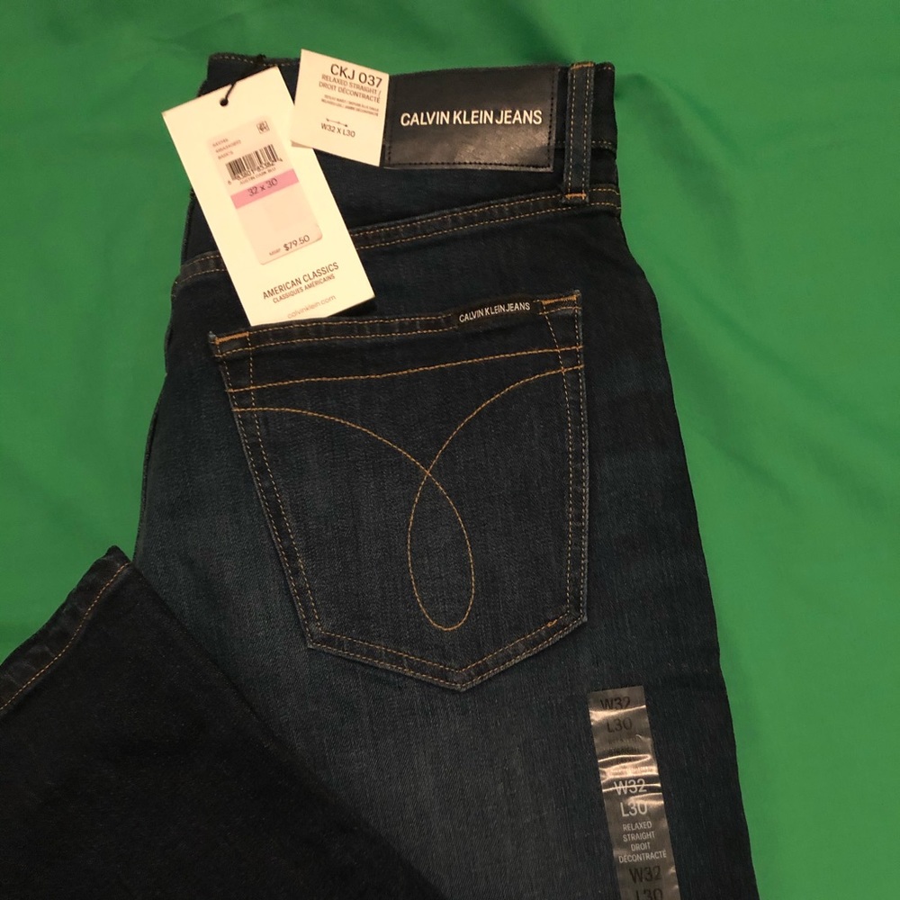 Calvin Klein Jeans W32 L30 Relaxed Straight Fit